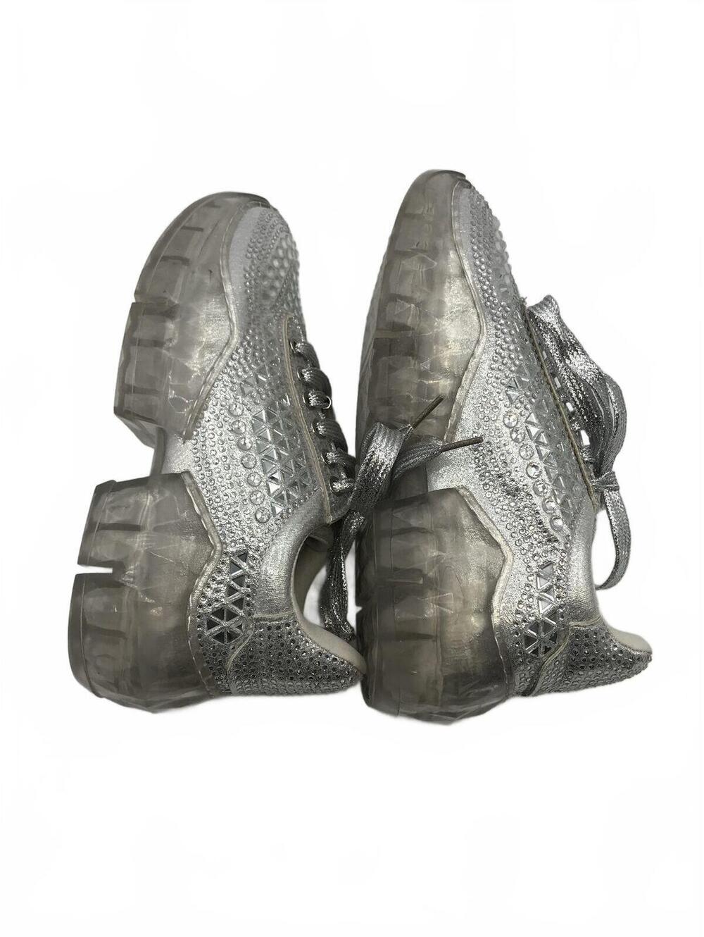 La Seelah  Kids Shoes Size 5.5 White with Ringstones - Picture 6 of 10